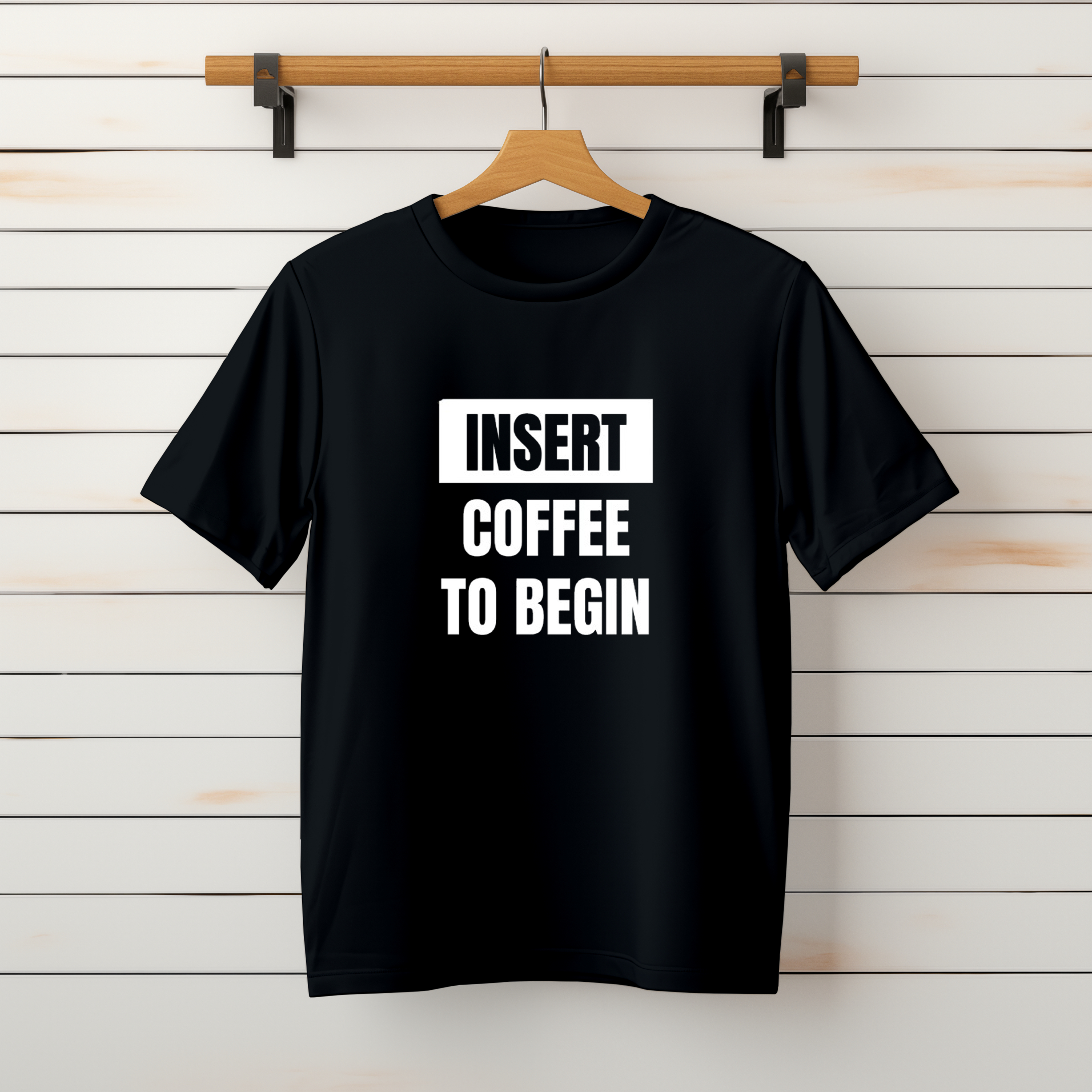 T-Shirt Add coffee