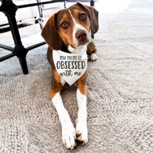 Dog Bandana - obsessed mum